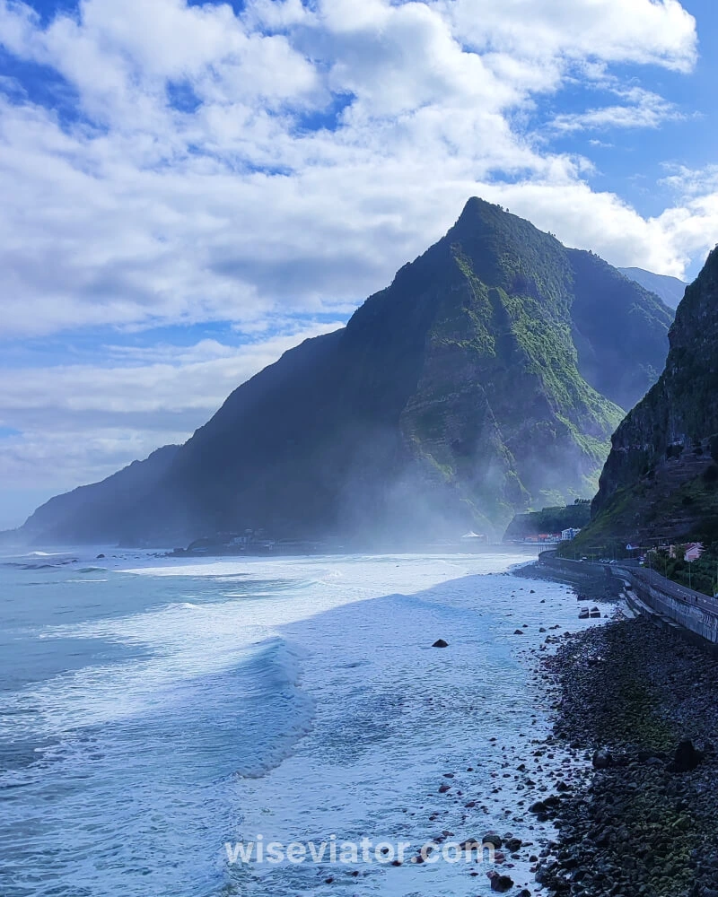 Dramatic North Coast scenery near Ribeira do Inferno - Madeira Weather Guide