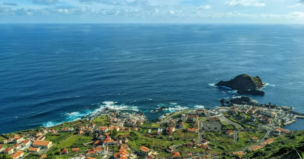 Coastal view of Porto Moniz, Madeira