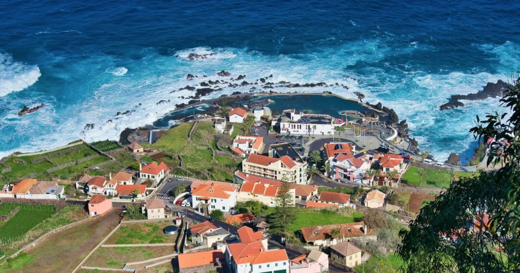 Porto Moniz natural pools 2026 - Porto Moniz view from above