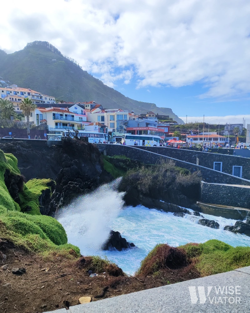 Porto Moniz Rocks and Waves City view