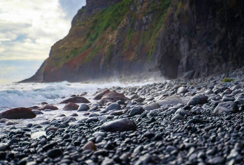 Rocky beach Funchal Madeira