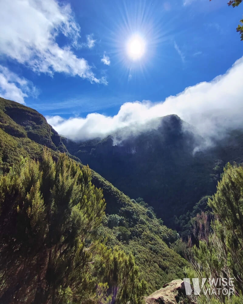  Levada das 25 Fontes - view of the slopes