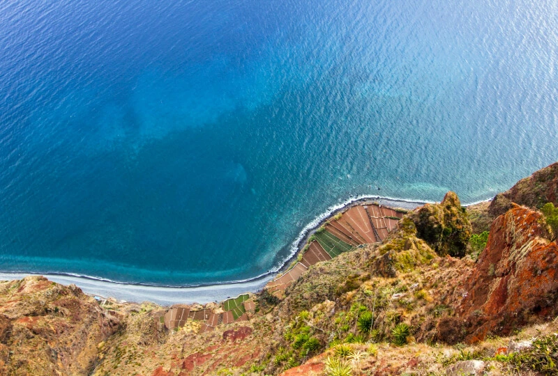 View from Cabo Girão Skywalk
